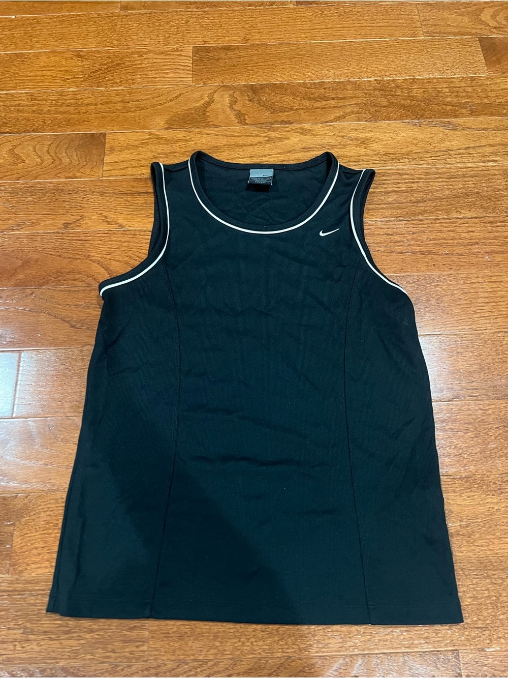 Nike Black Tank with White Trim